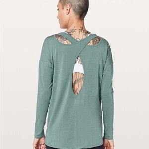 Lululemon Back Into It Long Sleeve - Juniper